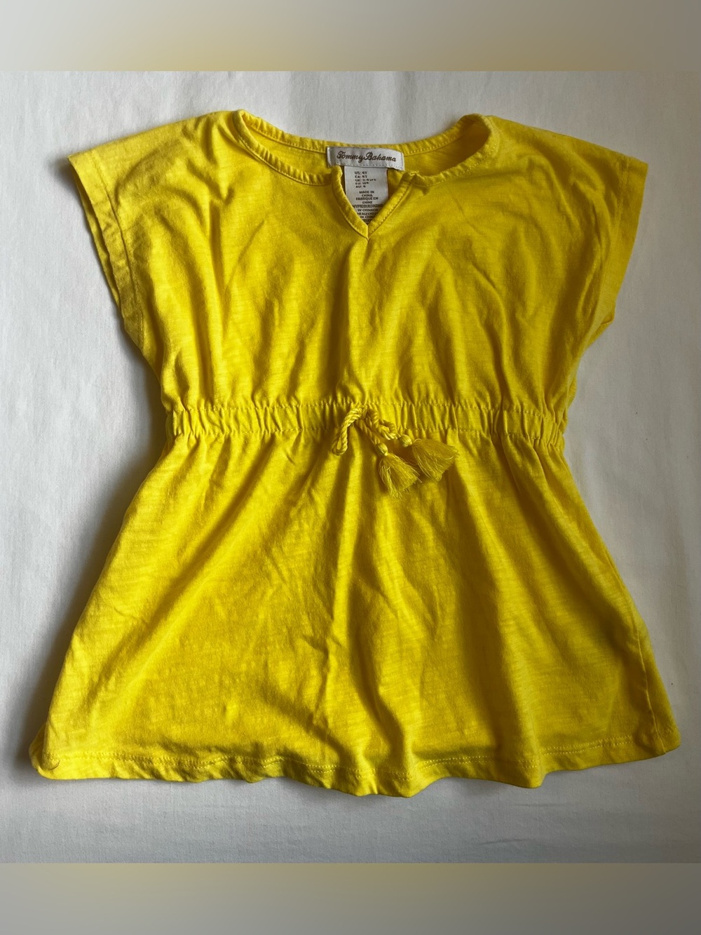 Tommy Bahama Yellow Swimsuit Cover Up Size 4T